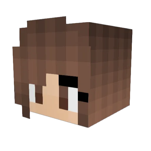 emily9814 Minecraft avatar head, 3D render