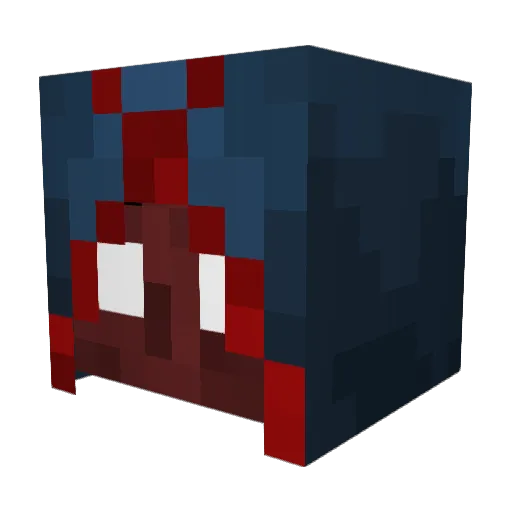 emilyGoddess Minecraft avatar head, 3D render