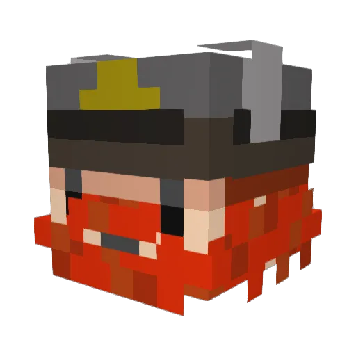 emily_aow Minecraft avatar head, 3D render