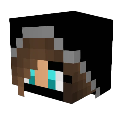 emilybrady1 Minecraft avatar head, 3D render