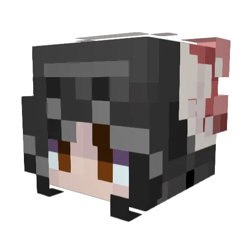 emilybryn Minecraft avatar head, 3D render