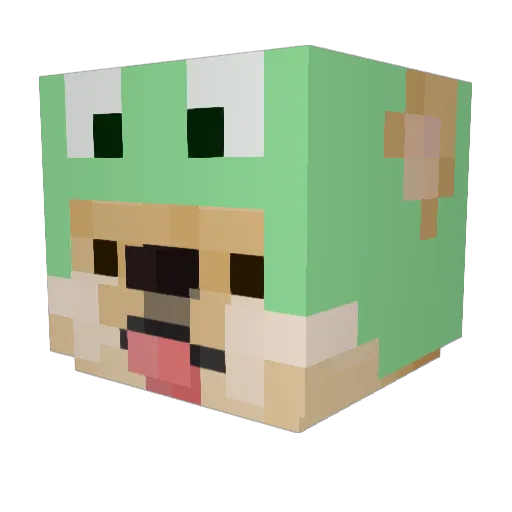 emilycolette00 Minecraft avatar head, 3D render