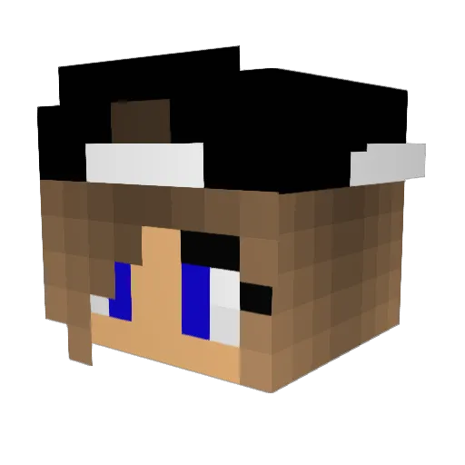 emilyfletch Minecraft avatar head, 3D render