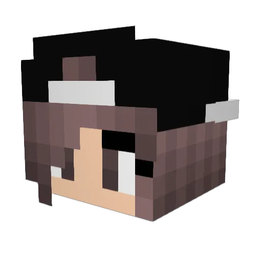 emilyfraser123 Minecraft avatar head, 3D render