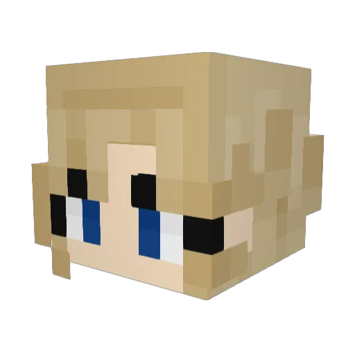 emilyg1502 Minecraft avatar head, 3D render