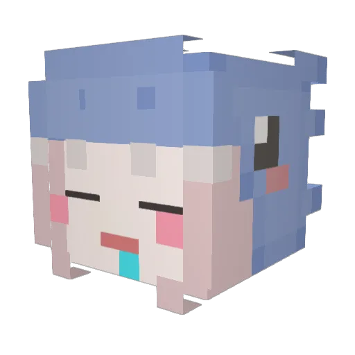 emilyhill123 Minecraft avatar head, 3D render