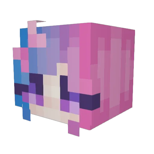 emilyiscool69 Minecraft avatar head, 3D render