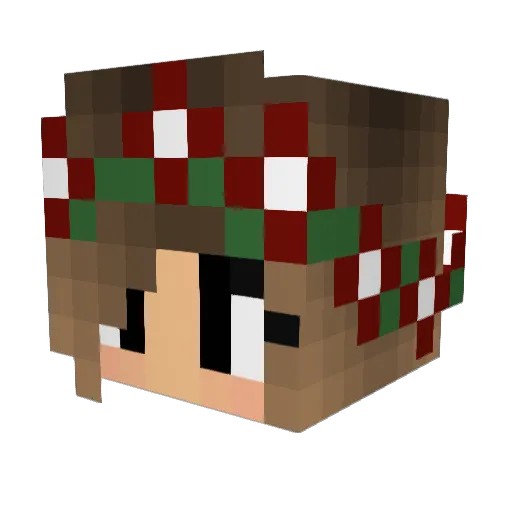 emilys14 Minecraft avatar head, 3D render