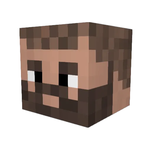 eminem1987 Minecraft avatar head, 3D render
