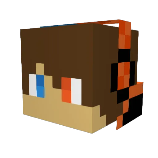eminem_is_1 Minecraft avatar head, 3D render