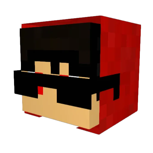 eminem_lin Minecraft avatar head, 3D render