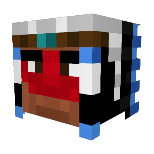 eminemrulez Minecraft avatar head, 3D render