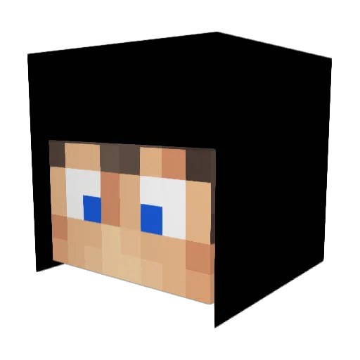 eminisco Minecraft avatar head, 3D render