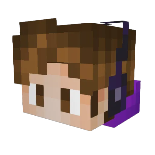 emirilyas Minecraft avatar head, 3D render
