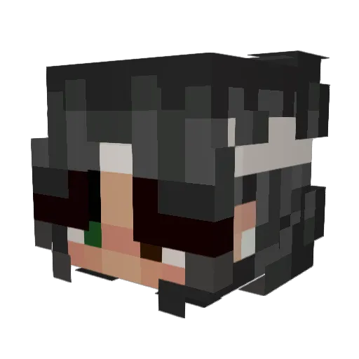 emisquee Minecraft avatar head, 3D render
