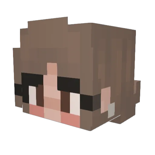 emitay19 Minecraft avatar head, 3D render