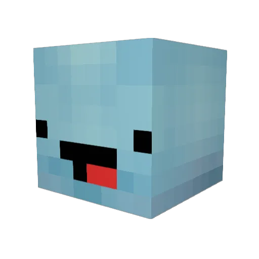 emiwwwyy Minecraft avatar head, 3D render