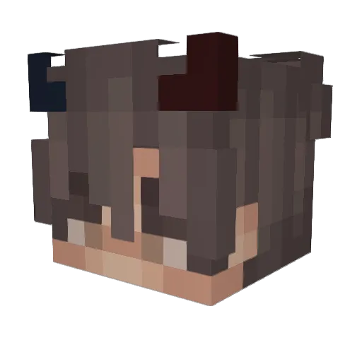 emixowyy Minecraft avatar head, 3D render