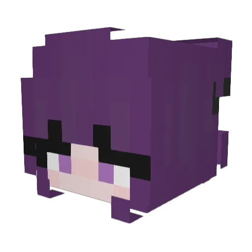 emizee Minecraft avatar head, 3D render
