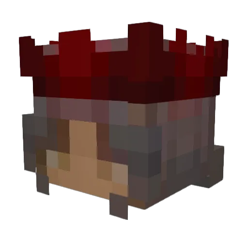 emkayare Minecraft avatar head, 3D render