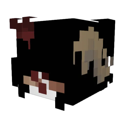 emkayoner Minecraft avatar head, 3D render