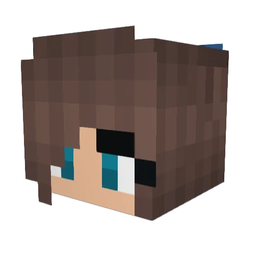eml234 Minecraft avatar head, 3D render
