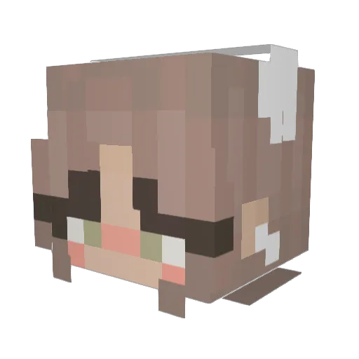 emlaguna222 Minecraft avatar head, 3D render