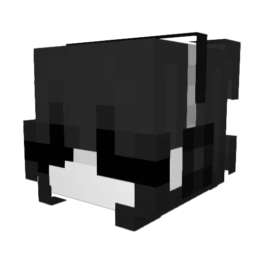 emleey Minecraft avatar head, 3D render