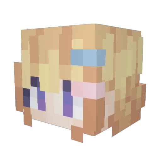 emm119 Minecraft avatar head, 3D render
