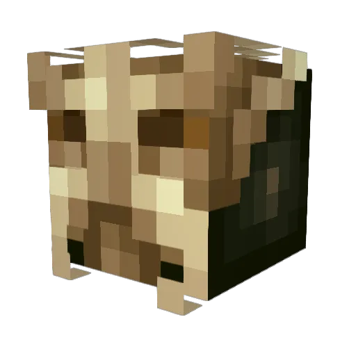 emm1a4 Minecraft avatar head, 3D render