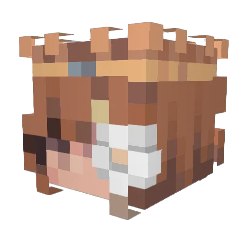 emma0831 Minecraft avatar head, 3D render