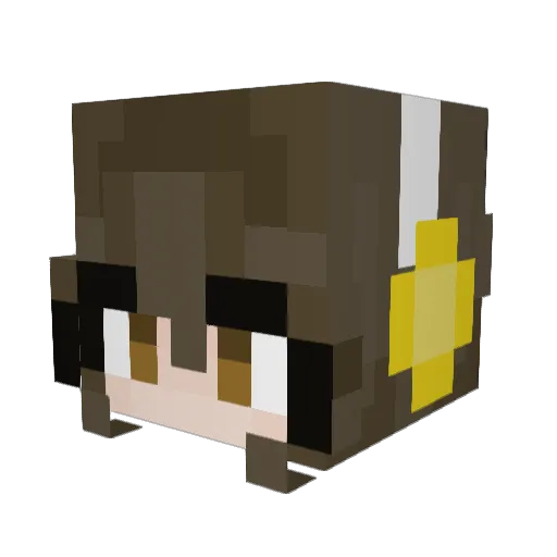 emma0921 Minecraft avatar head, 3D render