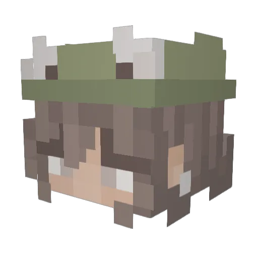 emma3467 Minecraft avatar head, 3D render