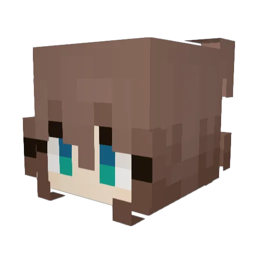 emma_allium Minecraft avatar head, 3D render
