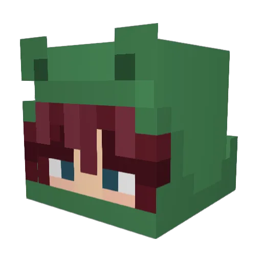 emmaa00 Minecraft avatar head, 3D render