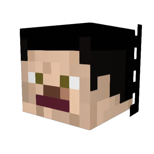 emmaap22 Minecraft avatar head, 3D render