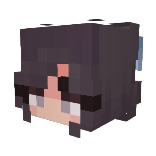 emmaclaire13 Minecraft avatar head, 3D render