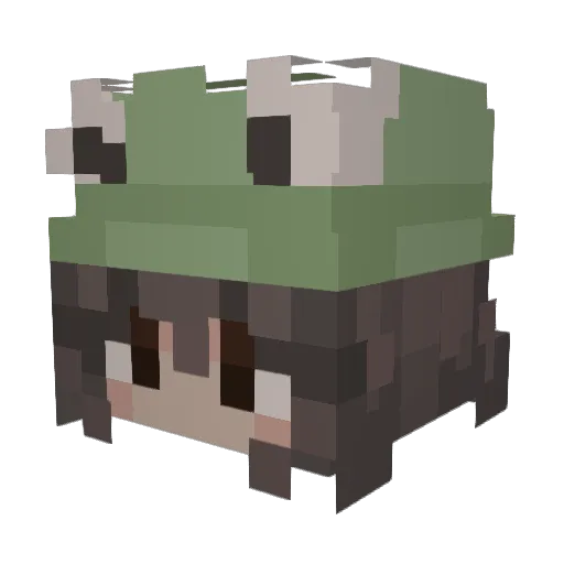 emmajohncena1 Minecraft avatar head, 3D render