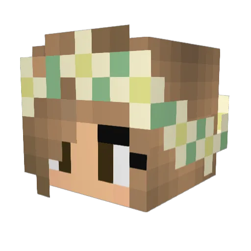 emmakate2003 Minecraft avatar head, 3D render
