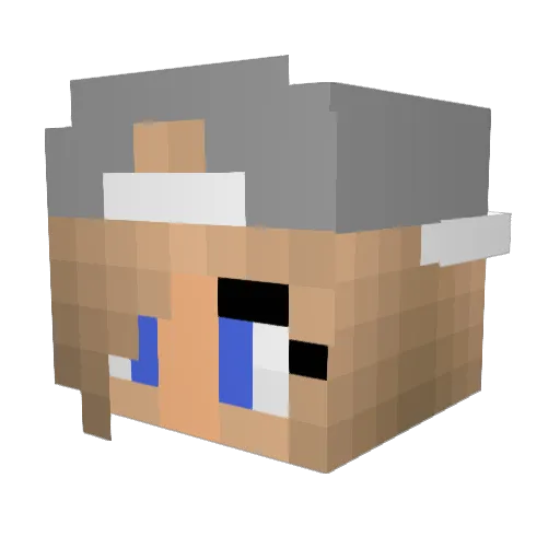 emmakathleenn Minecraft avatar head, 3D render