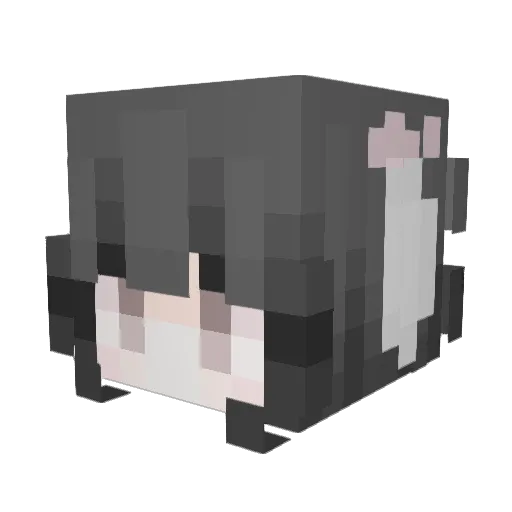 emmalemma566 Minecraft avatar head, 3D render