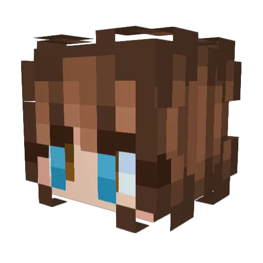 emmalouise1805 Minecraft avatar head, 3D render