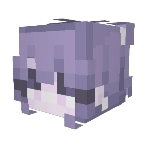 emmamalene Minecraft avatar head, 3D render