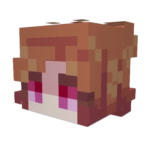 emmandems418 Minecraft avatar head, 3D render