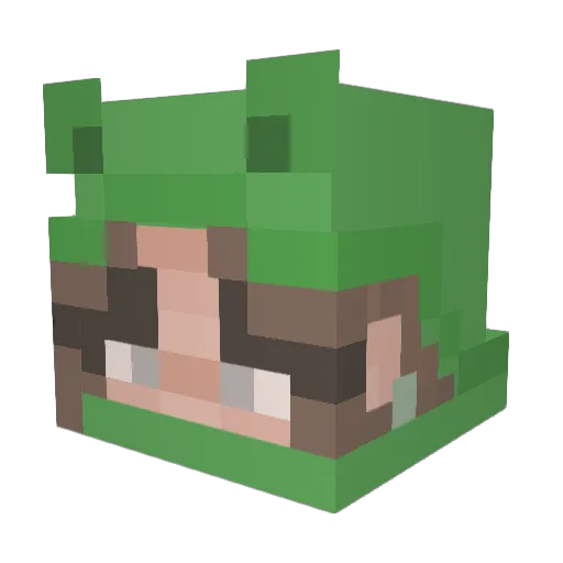 emmapupillo_ Minecraft avatar head, 3D render