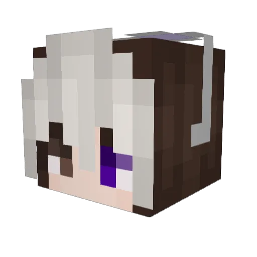emmarrs Minecraft avatar head, 3D render