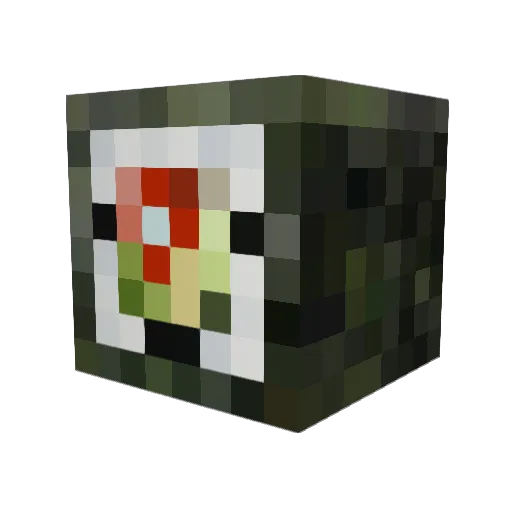 emmasarah Minecraft avatar head, 3D render
