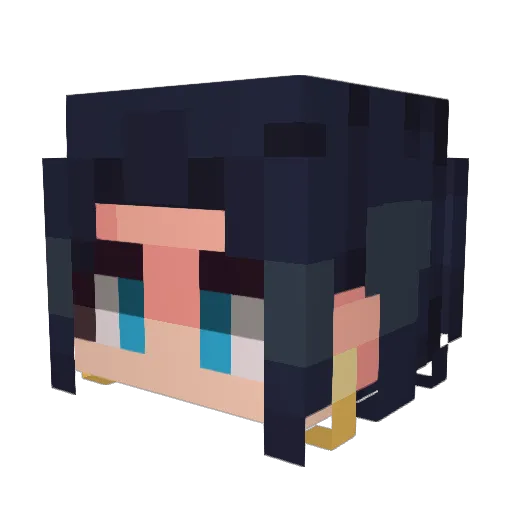 emmashelby13 Minecraft avatar head, 3D render