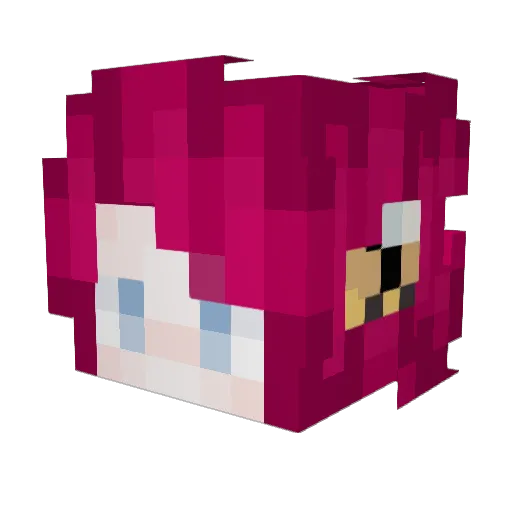 emmathebadwitch Minecraft avatar head, 3D render