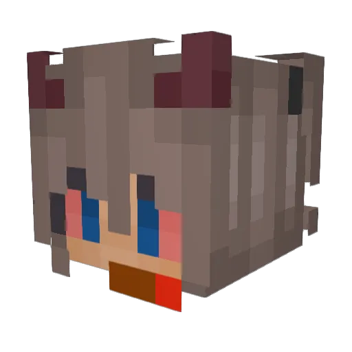 emmathejizwizard Minecraft avatar head, 3D render